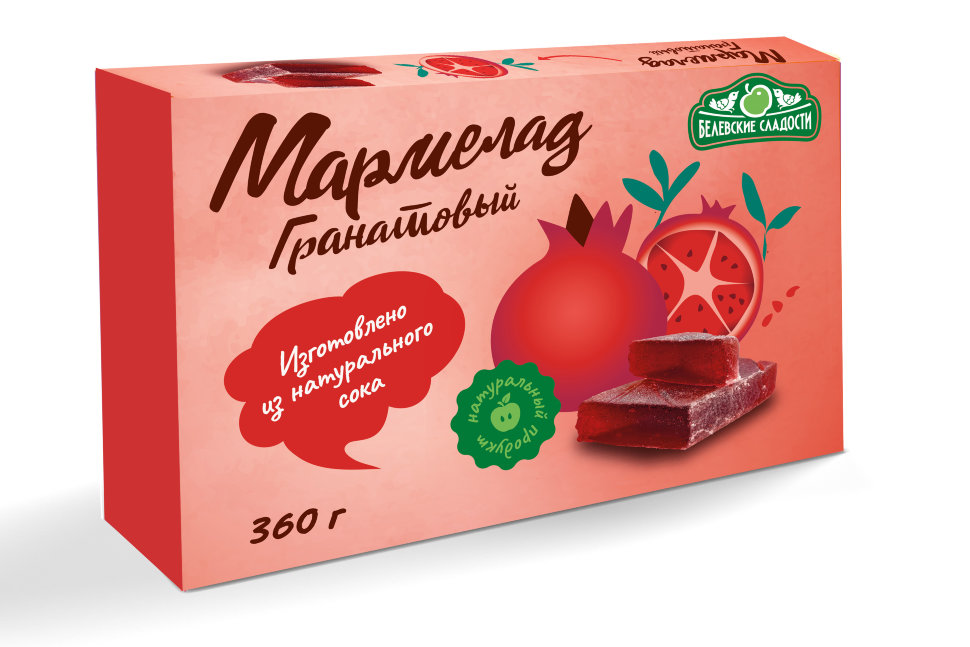  Мармелад  "Гранатовый" белевский 360г  в Фрязине