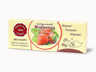  Мармелад натуральный "Клубника" 140г в Фрязине