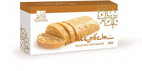 №1 Шербет МОЛОЧНО-ОРЕХОВЫЙ, 200г в Фрязине